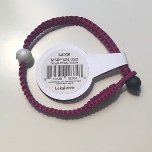 Lokai Jewelry - NWT! Lokai Single Wrap Fuchsia bracelet Lokai Jewelry - NWT! Lokai Single Wrap Fuchsia bracelet